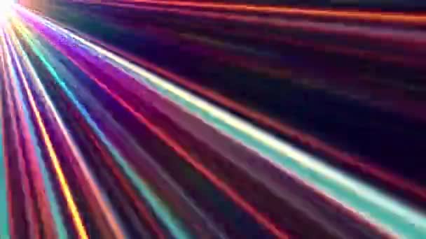 Pulsní hvězda barva paprsku světlo — Stock video