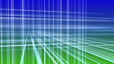 4k boşluğunda 3d geometri çizgisi