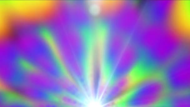 Spektrum psychedelische optische Täuschung 4k — Stockvideo