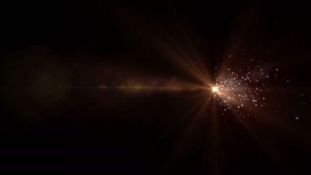 Comète voler au-dessus du ciel 4k — Video