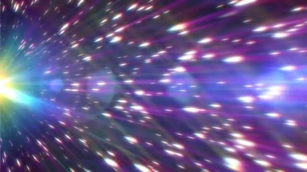 Stelle volare velocità luce 4k — Video Stock