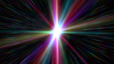 ışık efekti soyut yıldız patlaması lazer ışını çizimi