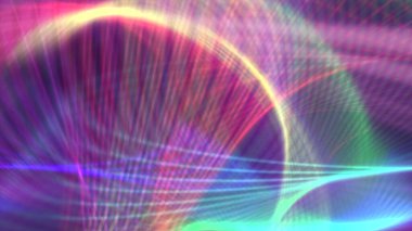 Fraktal gerçekliklerin perspektifleri soyut arkaplan illüstrasyonu