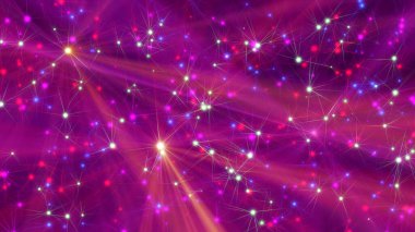 Lazer ışını neon ışınları çizimi