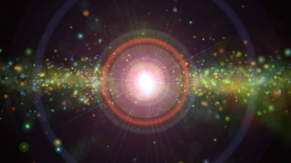 Sternexplosion Einer Galaxie Eines Nebels Illustration Rendern — Stockfoto