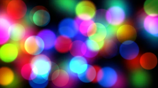 Colorful Circles Bokeh Abstract Background Illustration — Stock Photo, Image
