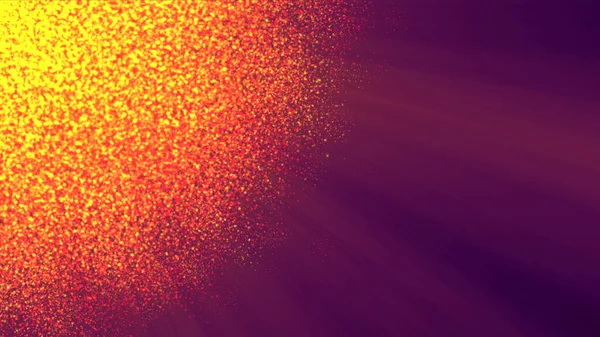 Abstract Deeltjes Zon Zon Zonnevlam Deeltjes Illustratie Render — Stockfoto