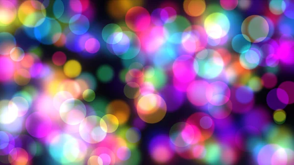 Spots Bokeh Cor Fundo Abstrato Ilustração Renderizar — Fotografia de Stock