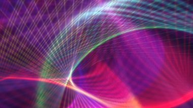 Fraktal gerçekliklerin perspektifleri soyut arkaplan illüstrasyonu