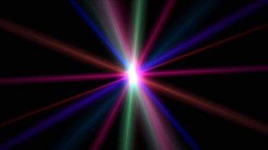 ışık efekti soyut yıldız patlaması lazer ışını çizimi