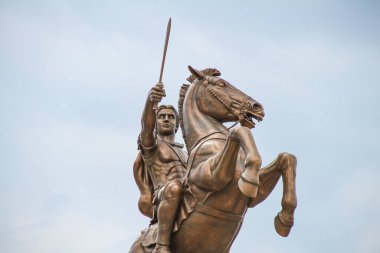 Üsküp 'teki Büyük İskender anıtı