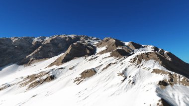 Dağ Karlı Güneş Işığı çizimi, 3D görüntüleme