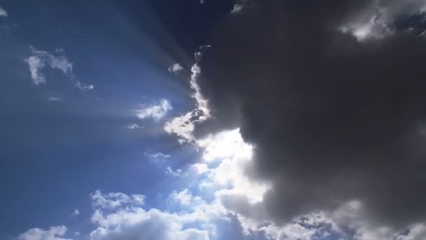 Niebo słońce promień czas upływu — Wideo stockowe