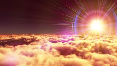 Bulutların üzerinde uç