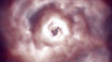 Bulutlardan tünel arkaplan dokusu 4k