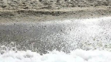 ağır çekimde Beach güzel dalgalar