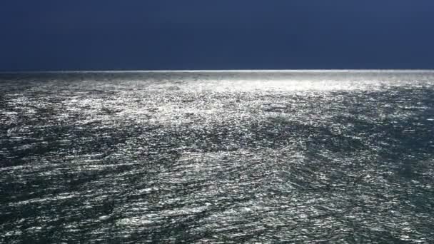 Morze horyzont slow motion — Wideo stockowe
