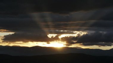 Altın günbatımı zaman atlamalı