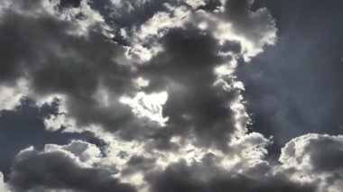 Gökyüzü bulutlar zaman atlamalı