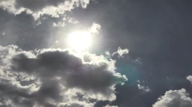 Gökyüzü bulutlar zaman atlamalı