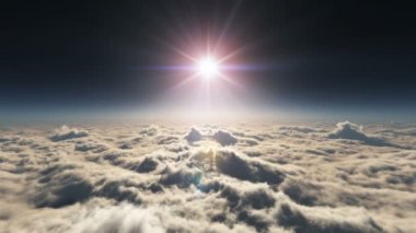 Bulutların üstünde