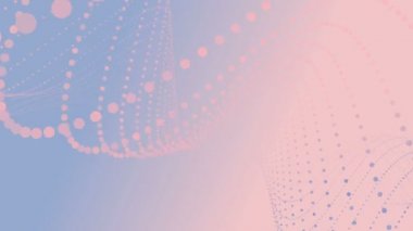 2016 sallayarak dans ile arka plan Pantone renk karışımı (Rose kuvars ve huzur) degrade daireler