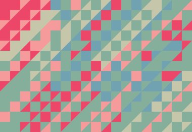 Vektör üçgen soyut mozaik desen doku