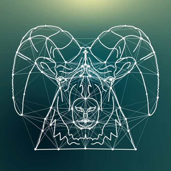 Sihirli koyun satırları nokta ile bağlı