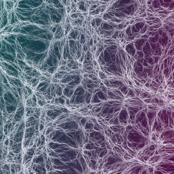 神秘的な有機抽象的な泡波背景 — ストック写真