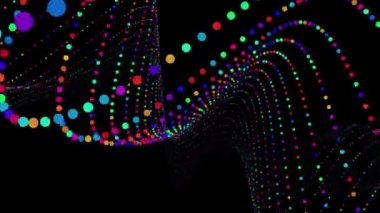 Renkli Daireler dansı sallayarak ile arka plan