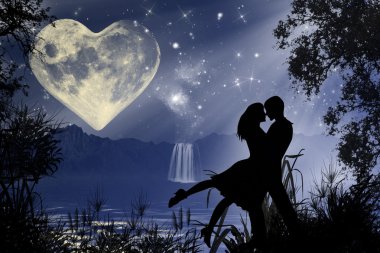 Sevgiliye romantik bir atmosfer