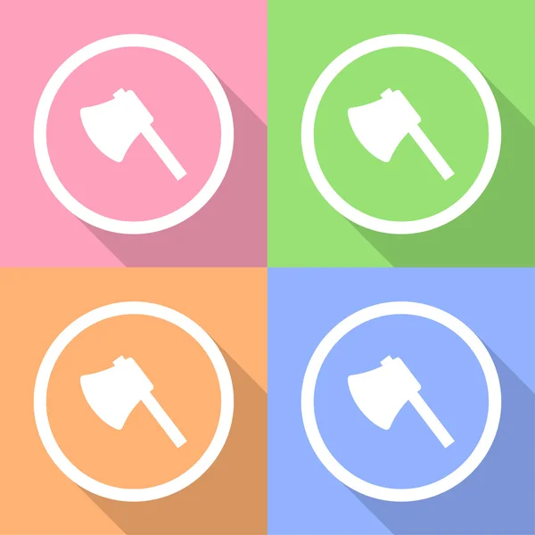 Los iconos de hacha son ideales para cualquier uso. Vector EPS10 . — Vector de stock