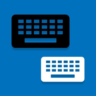 klavye simgeleri herhangi bir kullanım için büyük ayarlayın. Vektör Eps10.