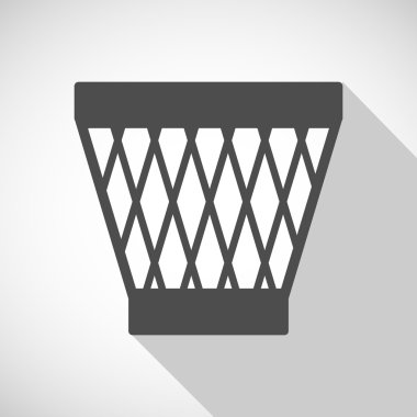 Sepet simgesi herhangi bir kullanım için harika. Vektör Eps10.