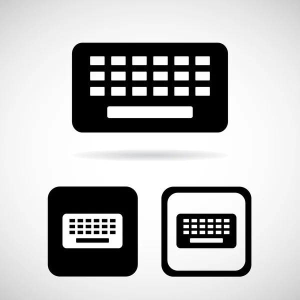 Tastatursymbole sind für jeden Einsatz geeignet. Vektor eps10. — Stockvektor