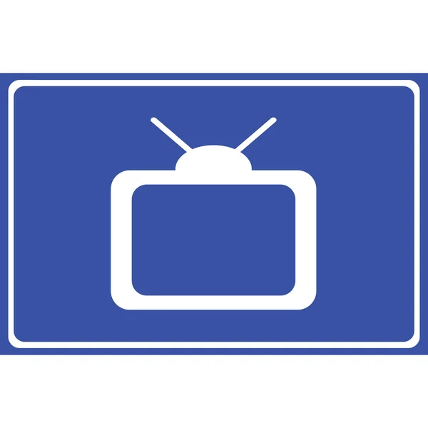 Icône TV idéal pour toute utilisation. Vecteur EPS10 . — Image vectorielle