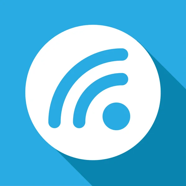 Icono azul Wifi ideal para cualquier uso. Vector EPS10 . — Vector de stock