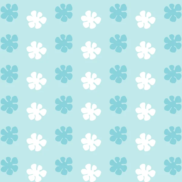 Blue flower wallpaper great for any use. Vector EPS10. — Stock Vector