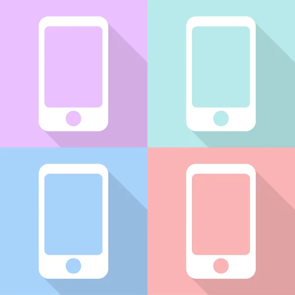 Smartphone iconen set zeer geschikt voor elk gebruik. Vector Eps10. — Stockvector