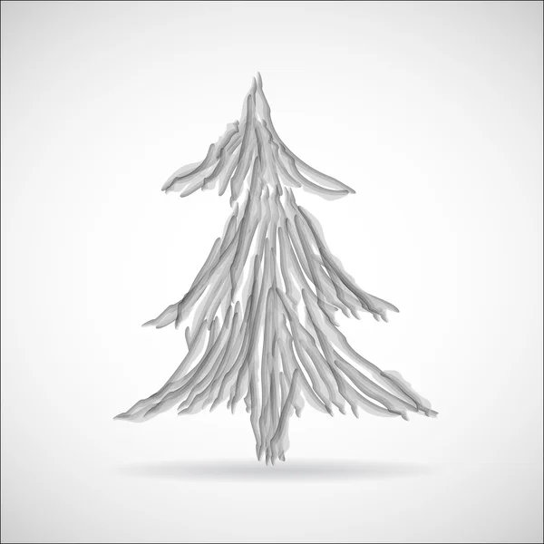 Christmas tree great for any use. Vector EPS10. — Stock Vector