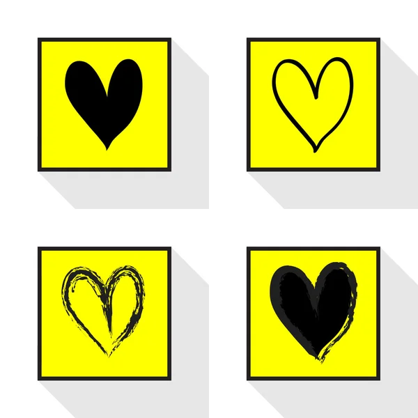 Corazón icono Vector EPS10, ideal para cualquier uso . — Archivo Imágenes Vectoriales