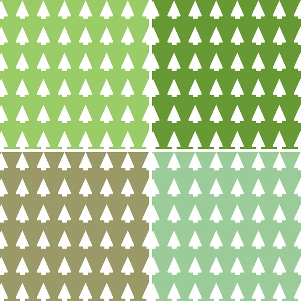 Christmas vector seamless pattern with trees Vector EPS10, Great for any use. — Stock Vector