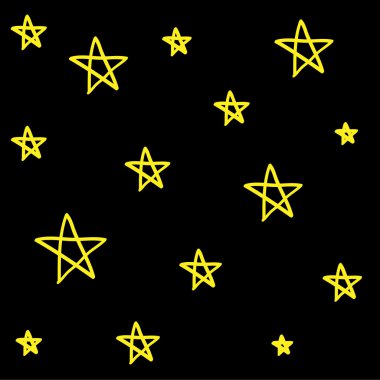 Yıldız arka plan herhangi bir kullanım için harika. Vektör Eps10.