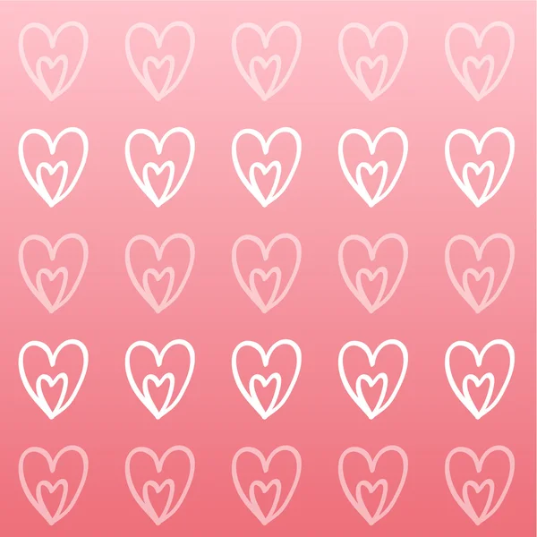 Valentine's day pattern with heart Vector EPS10, Great for any use. — Stock Vector