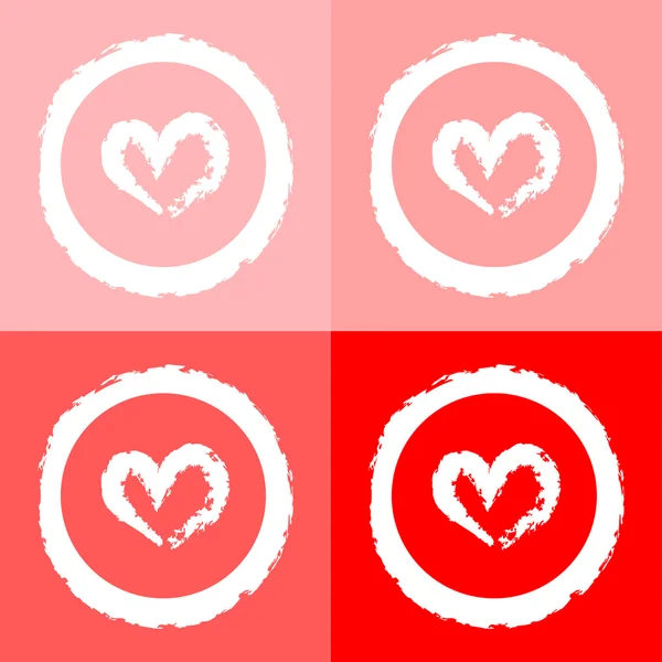 Corazón icono Vector EPS10, ideal para cualquier uso . — Archivo Imágenes Vectoriales