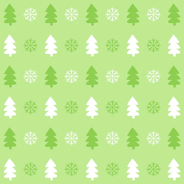 白色和绿色的圣诞树矢量 Eps10，非常适合任何使用. — 图库矢量图片