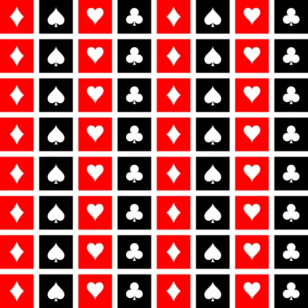 카드 놀이 패턴에 맞는 배경 벡터 Eps10, 사용에 대 한 좋은. — 스톡 벡터