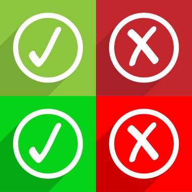 Onay işareti simgesini vektör Eps10, büyük herhangi bir kullanım için.