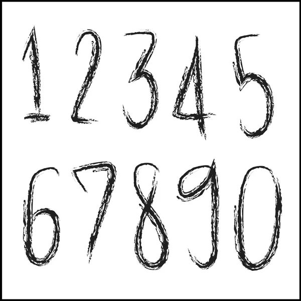 Набор чисел Вектор EPS10, отлично подходит для любого использования . — стоковый вектор