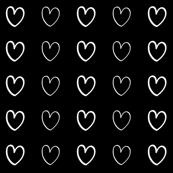 Fondo negro corazón ideal para cualquier uso. Vector EPS10 . — Archivo Imágenes Vectoriales